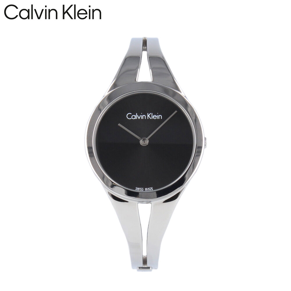 CALVIN KLEIN カルバンクライン Addict アディクト腕時計 時計 レディース クオーツ アナログ 2針 ステンレス メタル Mサイズ シルバー ブラック K7W2M111プレゼント ギフト 1年保証 送料無料