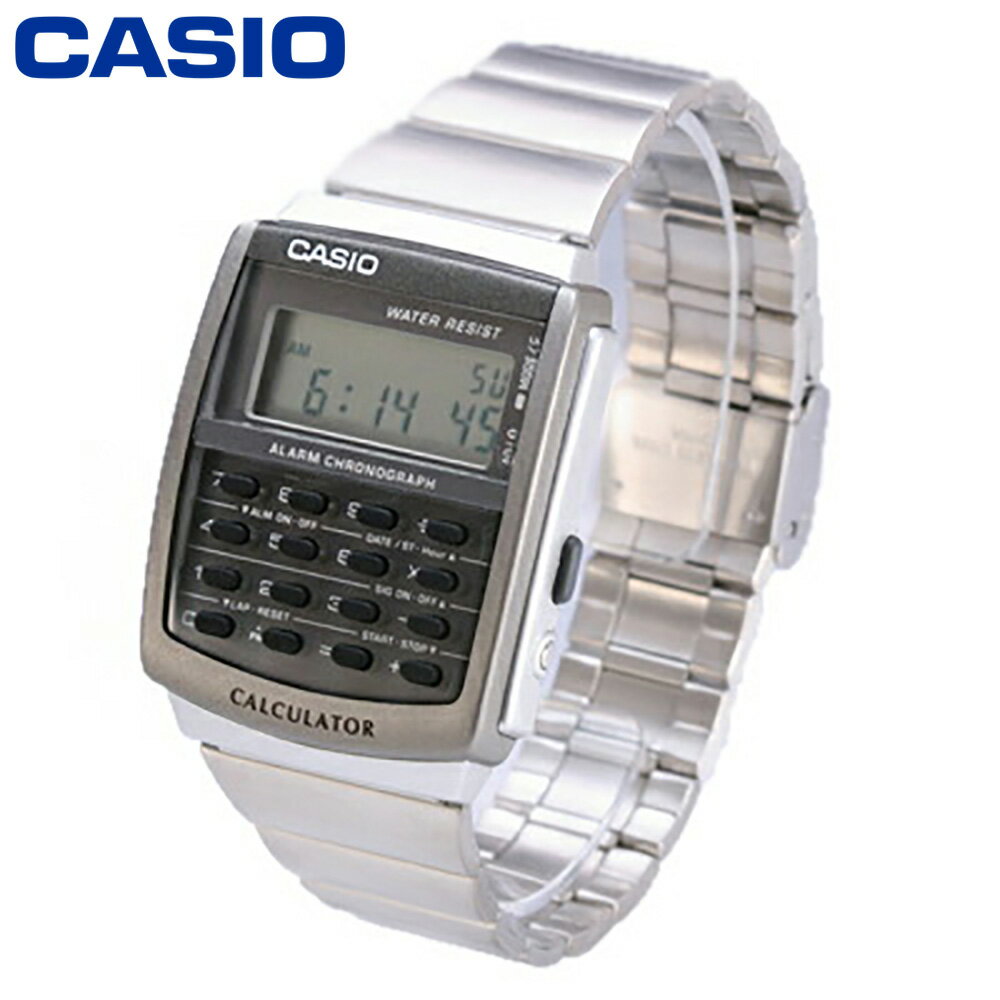 CASIO QUARTZ カシオクオーツ CA-506-1DATA BANK データバンク 腕時計 メンズ レディース ユニセックス デジタル CALCULATOR カリキュレーター 電卓ウォッチ チープカシオ チプカシ シルバープレゼント ギフト 1年保証 送料無料 【ネコポス発送・BOXなし】