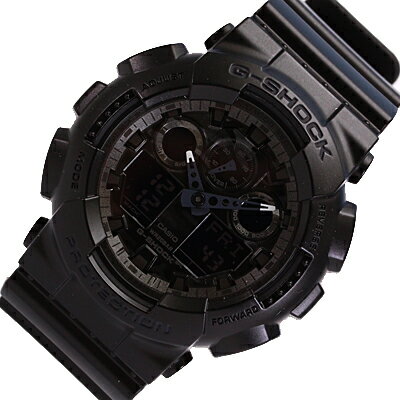 期間限定でポイント2倍！CASIO カシオ G-SHOCK ジーショック Gショック 腕時計 時計 メンズ アナログ デジタル アナデジ ビッグフェイス 防水 カジュアル アウトドア スポーツ ブラック 黒 カモ 迷彩 ミリタリー GA-100CF-1Aプレゼント ギフト 1年保証 送料無料