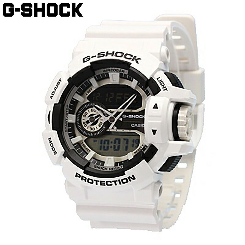 大人も着やすいシンプルファッション Casio カシオ G Shock ジーショック Gショック腕時計 時計 メンズ アナログ デジタル アナデジ ロータリースイッチ 防水 カジュアル アウトドア スポーツ ホワイト 白 定番 Ga 400 7aプレゼント ギフト 1年保証 春夏新作モデル 大人も着やすいシンプルファッション Casio カシオ G Shock ジーショック Gショック腕時計 時計 メンズ アナログ デジタル アナデジ ロータリースイッチ 防水 カジュアル アウトドア スポーツ ホワイト 白 定番 Ga 400 7aプレゼント ギフト 1年保証 春夏新作モデル