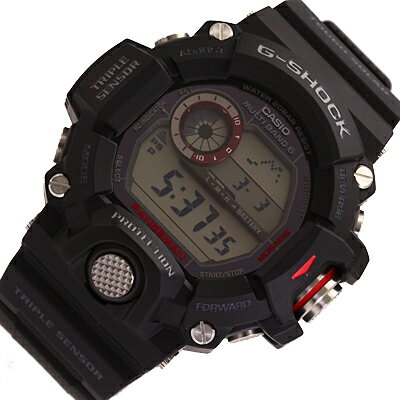 CASIO カシオ G-SHOCK ジーショック Gショック 腕時計 時計 メンズ デジタル 電波 ソーラー マスターオブG MASTER OF G レンジマン RANGEMAN 防水 カジュアル アウトドア スポーツ ブラック 黒 高度 方位 気圧 温度 GW-9400-1プレゼント ギフト 1年保証 送料無料