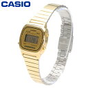 CASIO カシオ カシオスタンダード チープカシオ チプカシ腕時計 時計 レディース クオーツ デジタル 樹脂 ステンレス ゴールド LA670WGA-9プレゼント ギフト 1年保証 送料無料 母の日