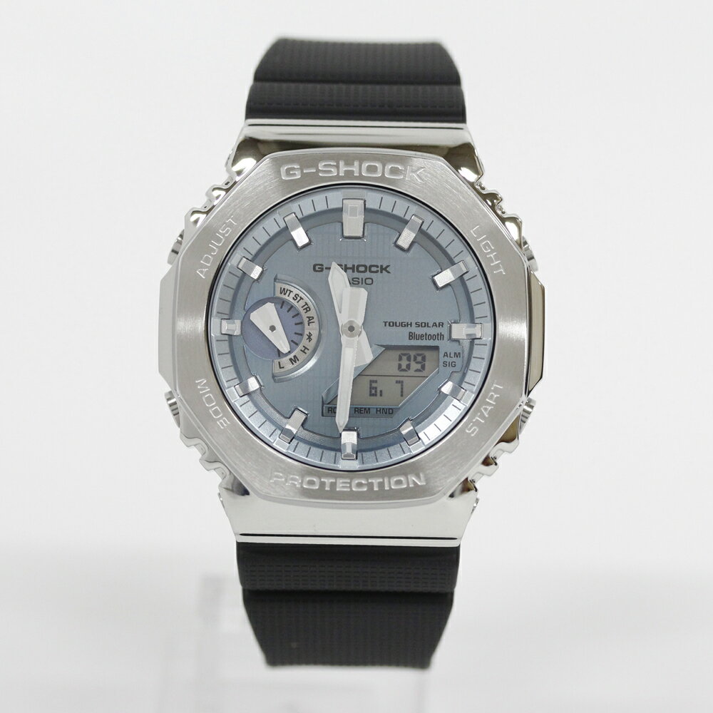 Rakuten - CASIO G-SHOCK GBM-2100A-1A2 タフソーラー モバイルリンク ブルー 腕時計 プレゼント ギフト 1年保証 送料無料