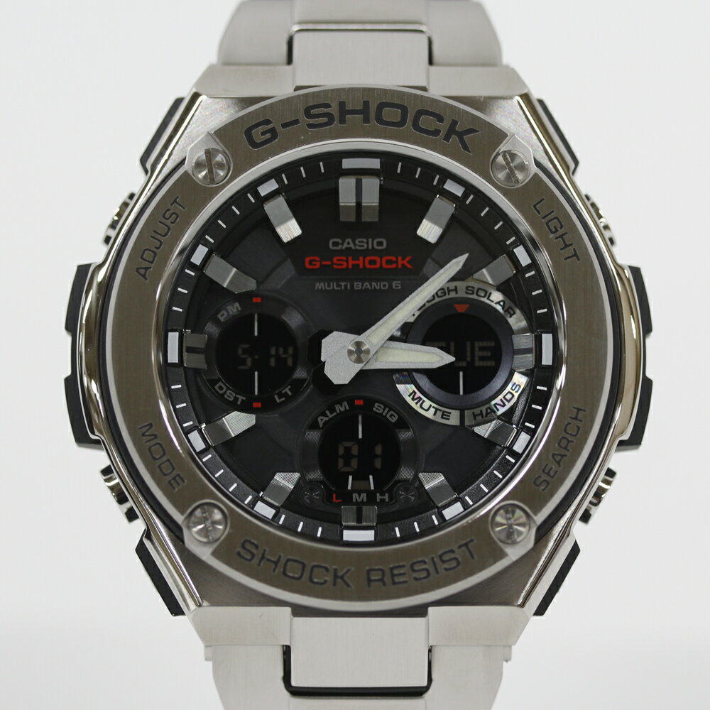 CASIO G-SHOCK GST-W110D-1AG-STEEL GST-W100 Series 電波時計 ソーラー腕時計 プレゼント ギフト 1年保証 送料無料