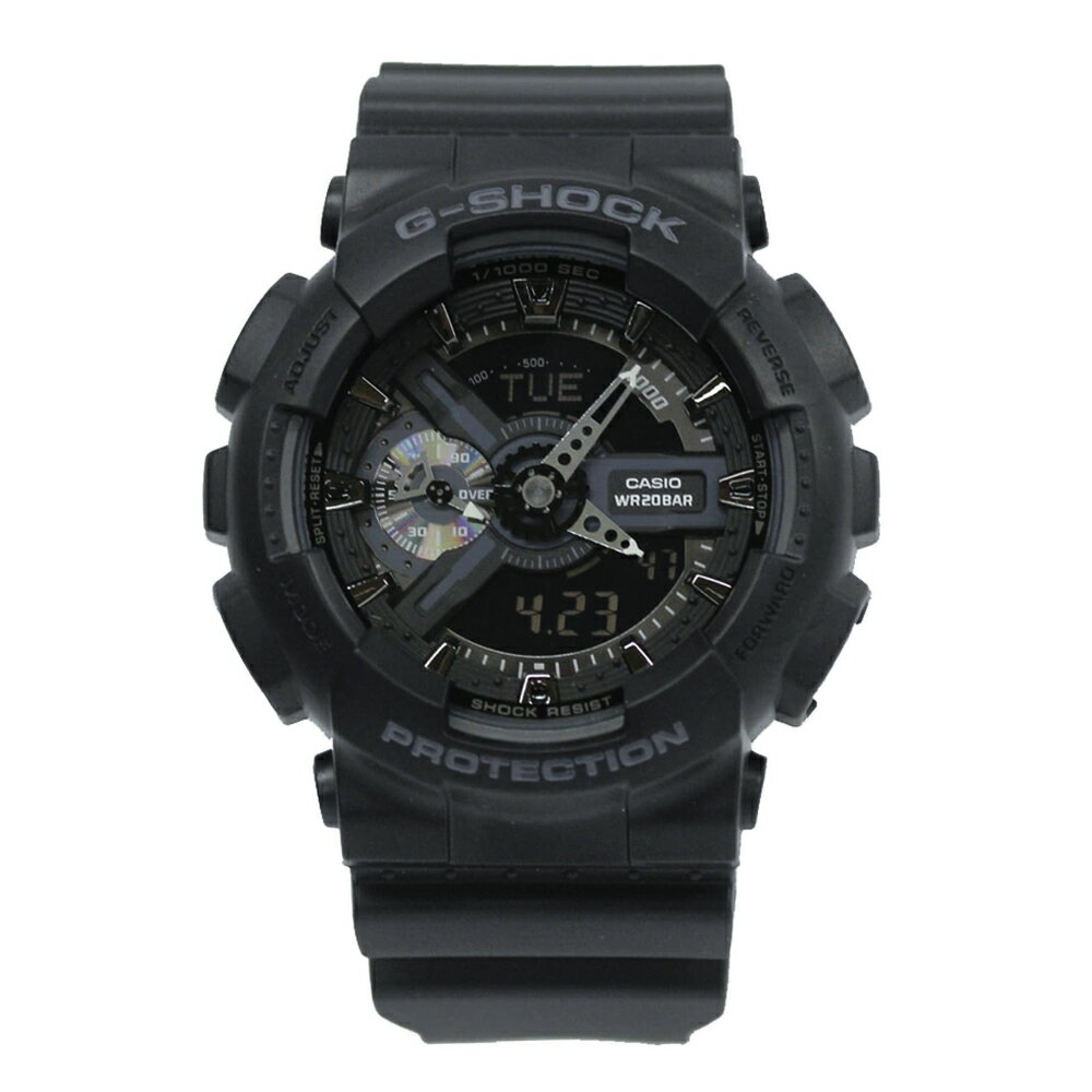 樂天商城 - CASIO G-SHOCK GA-110-1B 110 SERIES アナデジ メンズ 腕時計 プレゼント ギフト 1年保証 送料無料