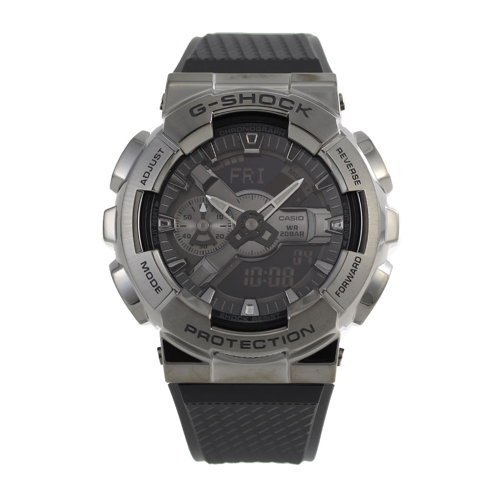 Rakuten - CASIO G-SHOCK GM-110BB-1A 110 SERIES アナデジ メタルカバードシリーズ 腕時計 プレゼント ギフト 1年保証 送料無料