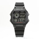 CASIO カシオ腕時計 時計 AE-1200WH-1A ワールドトラベラー デジタル クオーツ カジュアル 樹脂 ブラックプレゼント ギフト 1年保証 送料無...
