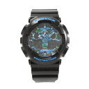 CASIO カシオ G-SHOCK ジーショック腕時計 時計 GA-100CB-1A メンズ アナデジ アナログ デジタル カモフラ 樹脂 ブループレゼント ギ...