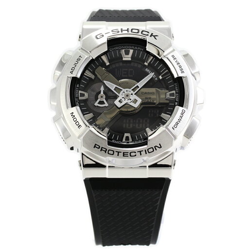 CASIO カシオ G-SHOCK ジーショック Gショック 腕時計 時計 メンズ アナログ デジタル アナデジ メタル ケース 防水 カジュアル アウトドア スポーツ ブラック 黒 シルバー 銀 GM-110-1Aプレゼント ギフト 1年保証 送料無料 CASIO カシオ G-SHOCK ジーショック Gショック 腕時計 時計 メンズ アナログ デジタル アナデジ メタル ケース 防水 カジュアル アウトドア スポーツ ブラック 黒 シルバー 銀 GM-110-1Aプレゼント ギフト 1年保証 送料無料