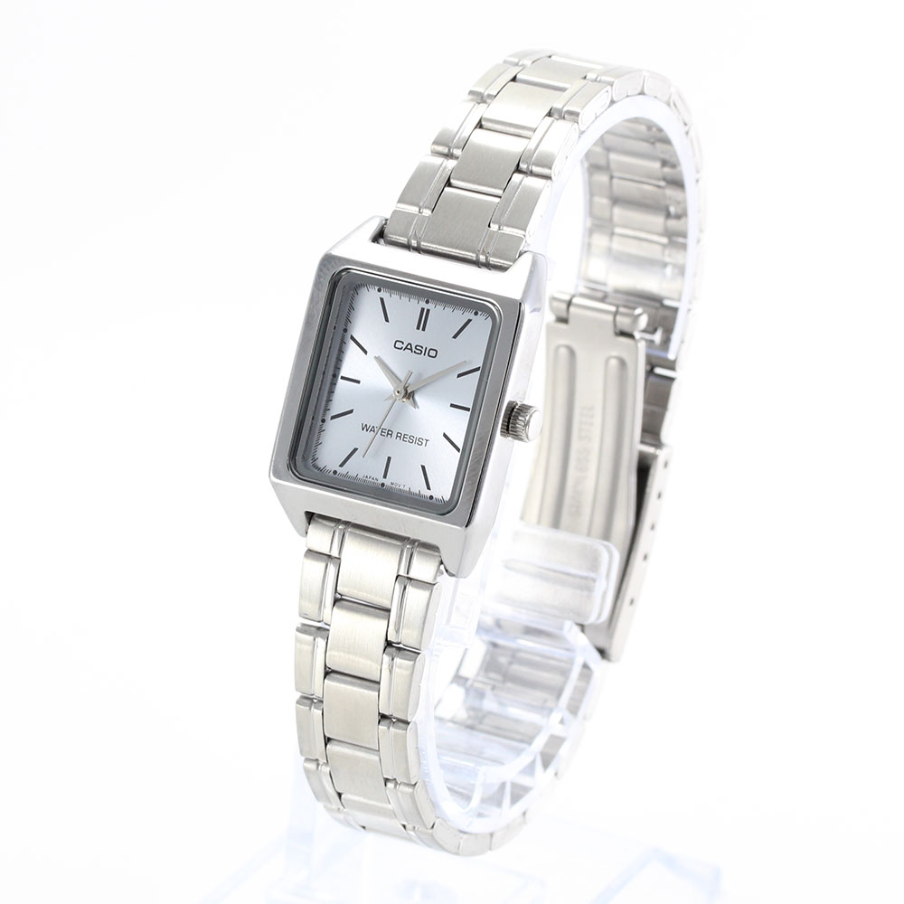 CASIO カシオ カシオスタンダード チプカシ チープカシオ腕時計 時計 レディース クオーツ メタル シルバー ライトブルー LTP-V007D-2Eプレゼント ギフト 1年保証 送料無料 【ネコポス発送・BOXなし】 3