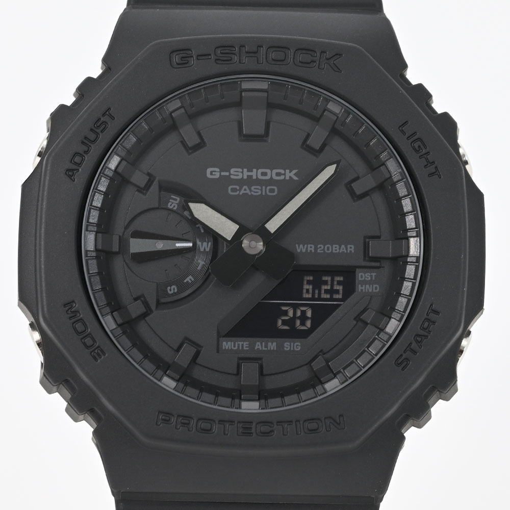 CASIO G-SHOCK GA-2100-1A1 2100 Series オールブラック 腕時計 プレゼント ギフト 1年保証 送料無料
