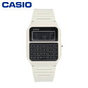 CASIO カシオ チープカシオ チプカシ DATA BANK データバンク腕時計 時計 ユニセックス メンズ レディース 防水 クオーツ デジタル アイボリー オフホワイト ブラック CA-53WF-8Bプレゼント ギフト 1年保証 送料無料 母の日