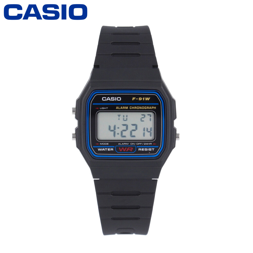 最大500円OFFクーポン配布中！5/16 1:59まで CASIO カシオ STANDARD スタンダード チープカシオ チプカシ 腕時計 時計 メンズ レディース ユニセックス デジタル ブラック F-91W-1プレゼント ギフト 1年保証 送料無料 母の日