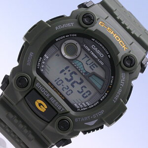 CASIO カシオ G-SHOCK ジーショック Gショック 腕時計 時計 メンズ デジタル タイドグラフ ムーンフェイズ ベーシックモデル 防水 カジュアル アウトドア スポーツ グリーン 緑 カーキ G-7900-3 プレゼント ギフト 1年保証 送料無料