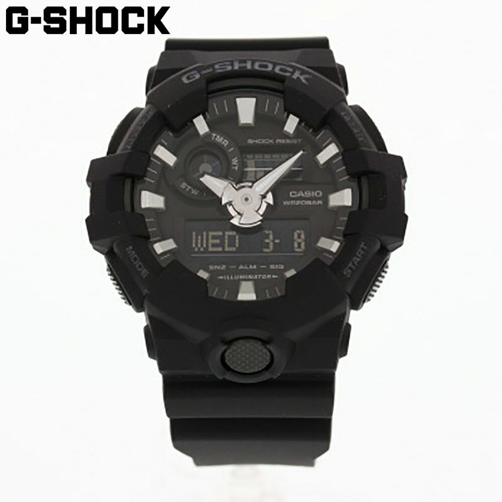 CASIO G-SHOCK / カシオ ジーショック GA-700-1B腕時計 アナデジ コンビネーションモデル ブラック 【あす楽対応_東海】
