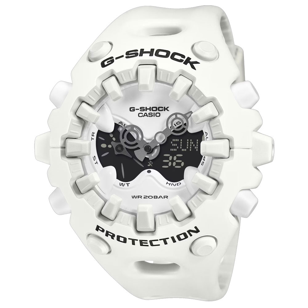Rakuten - CASIO G-SHOCK GA-V01-7A アナデジ クオーツ GA-V01 SERIES ホワイト　カシオ ジーショックメンズ腕時計 プレゼント ギフト 1年保証 送料無料
