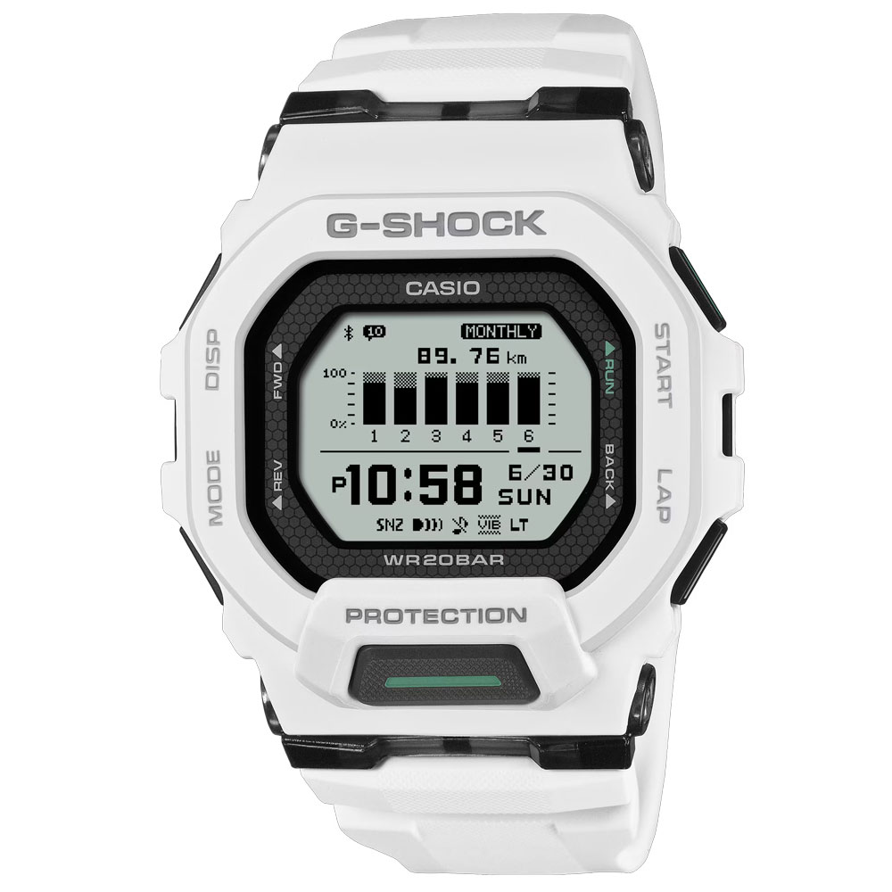 Rakuten - CASIO G-SHOCK GBD-200-7 デジタル クオーツ G-SQUAD GBD-200 SERIES カシオ ジーショックメンズ腕時計 プレゼント ギフト 1年保証 送料無料