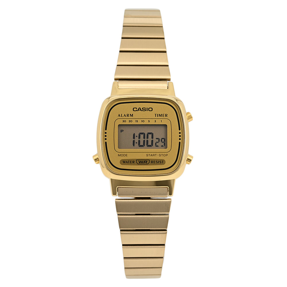 Rakuten - CASIO カシオ カシオスタンダード チープカシオ チプカシ腕時計 時計 レディース クオーツ デジタル 樹脂 ステンレス ゴールド LA670WGA-9プレゼント ギフト 1年保証 送料無料 【ネコポス発送・BOXなし】