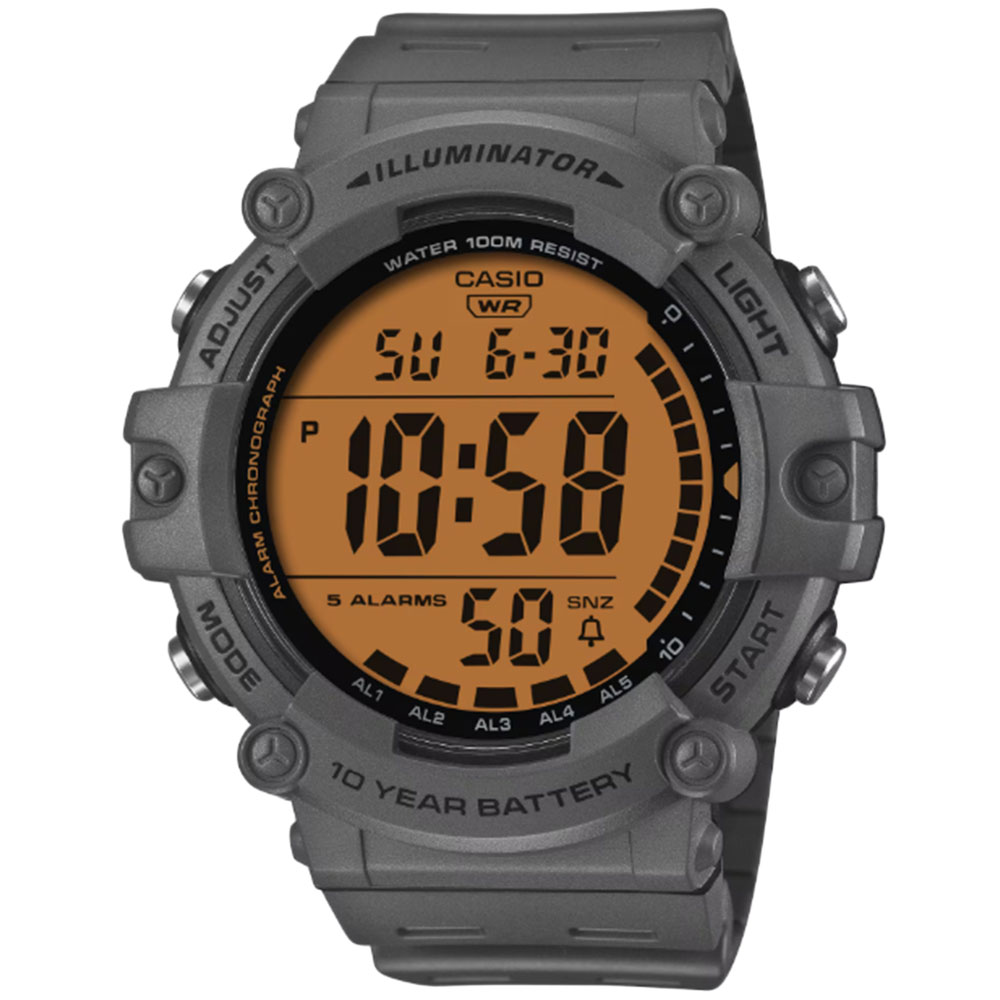 CASIO QUARTZ カシオ AE-1500WHC-8A デジタル クオーツ グレー メンズ腕時計 プレゼント ギフト 1年保証 送料無料