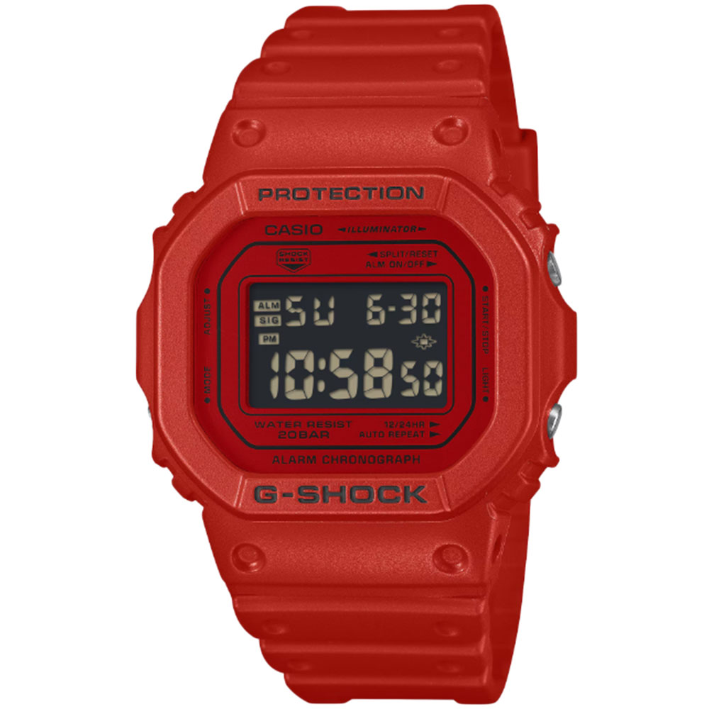 Rakuten - CASIO ジーショック DW-5600RRB-4 デジタル クオーツ メンズ腕時計 プレゼント ギフト 1年保証 送料無料