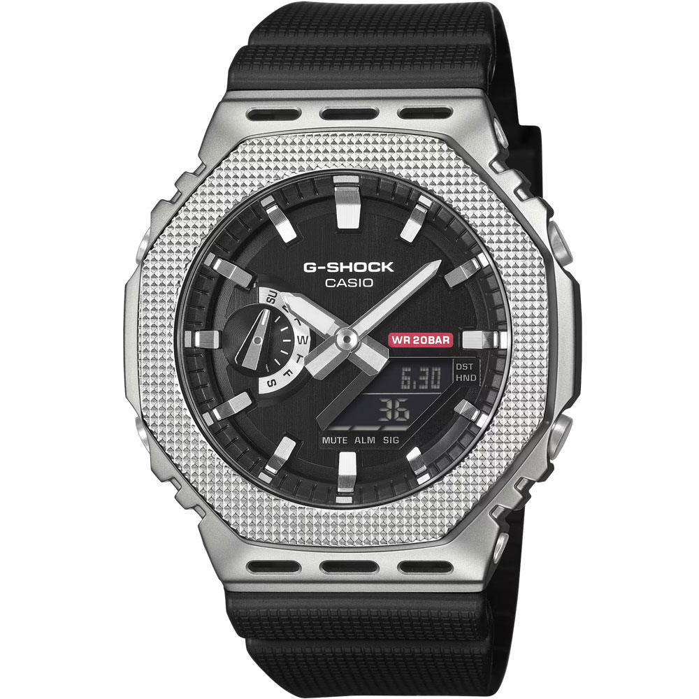 Rakuten - CASIO G-SHOCK GM-2100M-1A アナデジ クオーツ モダン インダストリアルデザイン 2100 Series メンズ腕時計 プレゼント ギフト 1年保証 送料無料