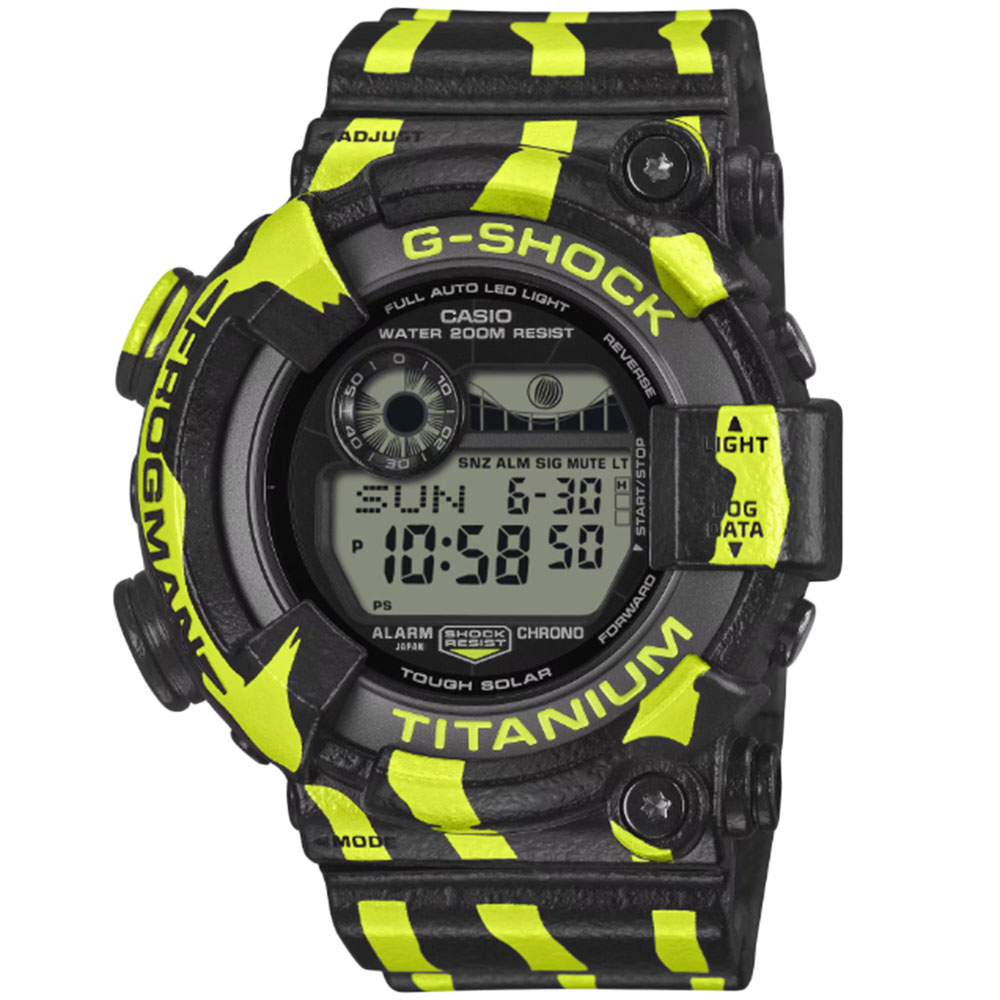 Rakuten - CASIO G-SHOCK GW-8200TPF-1 デジタル ソーラー MASTER OF G-SEA　FROGMAN　フロッグマン　ミスジヤドクガエル メンズ腕時計 プレゼント ギフト 1年保証 送料無料