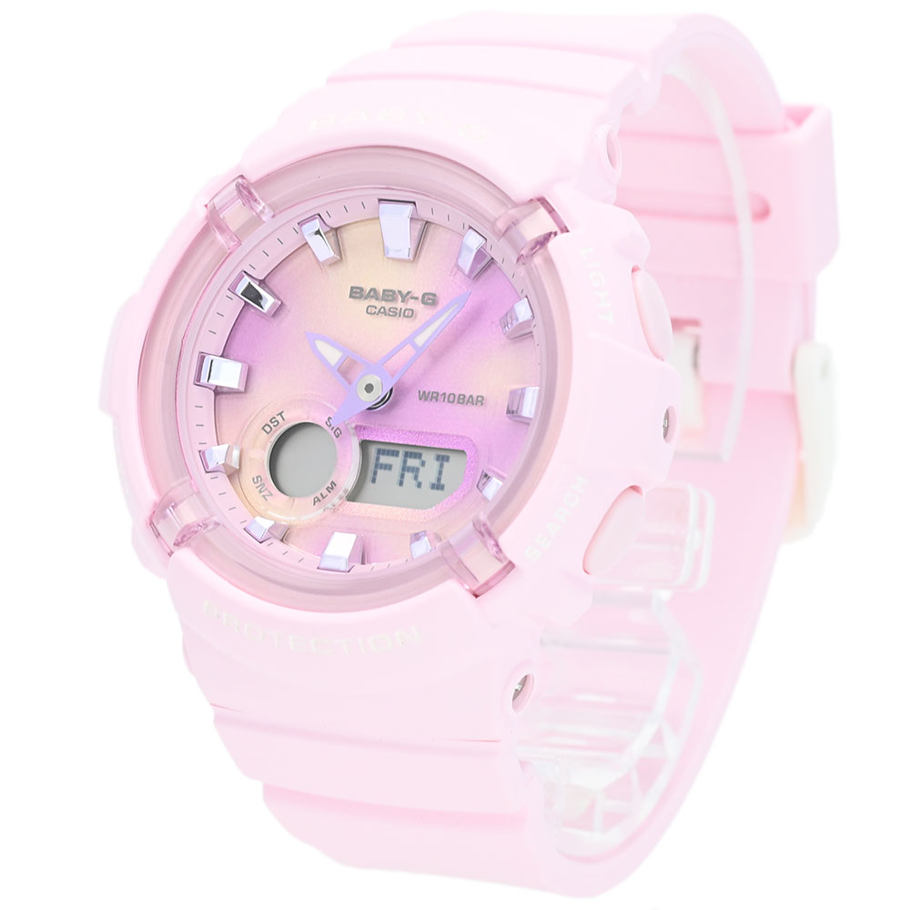 CASIO Baby-G BGA-280TD-4A アナデジ クオーツ BGA-280 シリーズ　ピンク　タイダイ模様 レディース腕時計 プレゼント ギフト 1年保証 送料無料