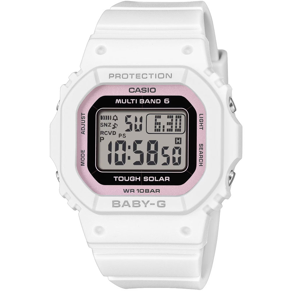 Rakuten - CASIO Baby-G BGD-5650SP-7C デジタル クオーツ スプリングパッケージ 2026 ポーチ付き ホワイト レディース腕時計 プレゼント ギフト 1年保証 送料無料