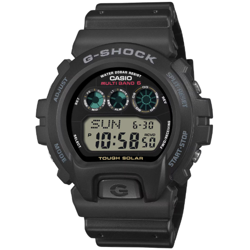 Rakuten - CASIO G-SHOCK GW-6900U-1 デジタル クオーツ 6900 SERIES　マルチバンド6搭載 ブラック メンズ腕時計 プレゼント ギフト 1年保証 送料無料