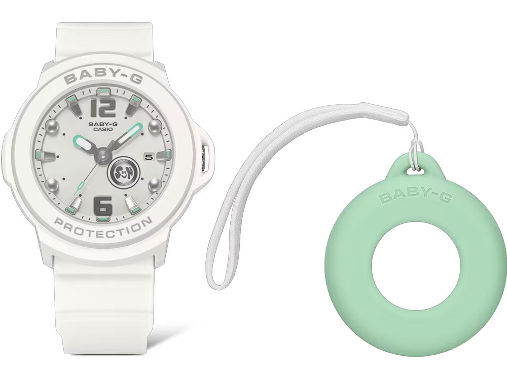 Rakuten - 【SSクーポン配布中】CASIO Baby-G BGA-15K-7A アナデジ クオーツ カシオ ベビージー BABY-G＋PLUS シリコーンの専用ホルダー付き レディース腕時計 プレゼント ギフト 1年保証 送料無料
