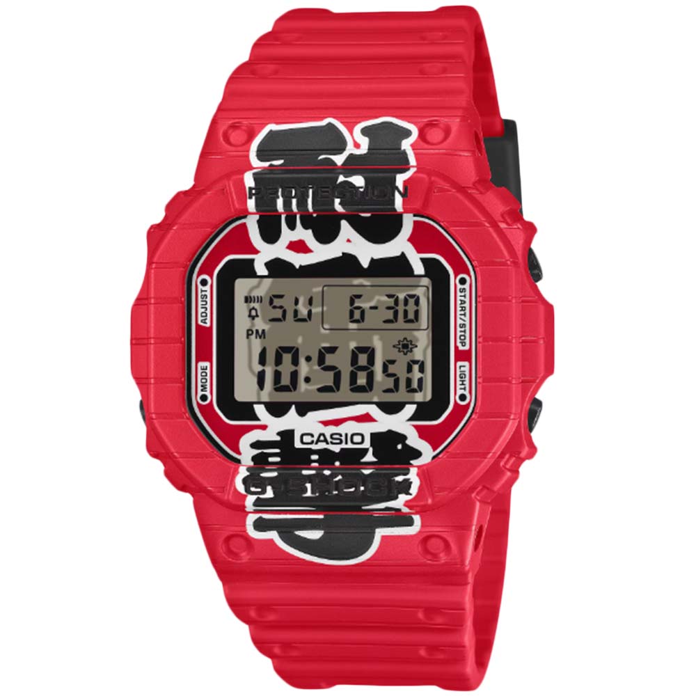 Rakuten - CASIO G-SHOCK DW-5600AKA-4 デジタル クオーツ ジーショック 赤提灯　Made in Japan　耐衝撃 メンズ腕時計 プレゼント ギフト 1年保証 送料無料