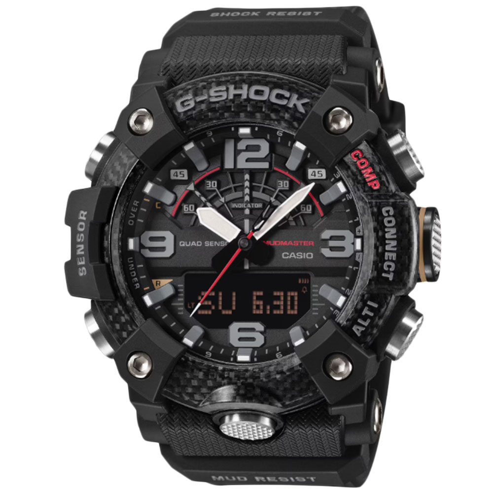 Rakuten - CASIO G-SHOCK GG-B100X-1A アナデジ クオーツ MASTER OF G-LAND　MUDMASTER　ブラック メンズ腕時計 プレゼント ギフト 1年保証 送料無料