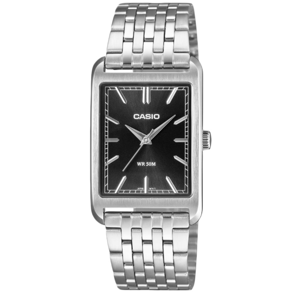 Rakuten - CASIO CASIO QUARTZ MTP-B215D-1A アナログ クオーツ ブラック メンズ腕時計 プレゼント ギフト 1年保証 送料無料