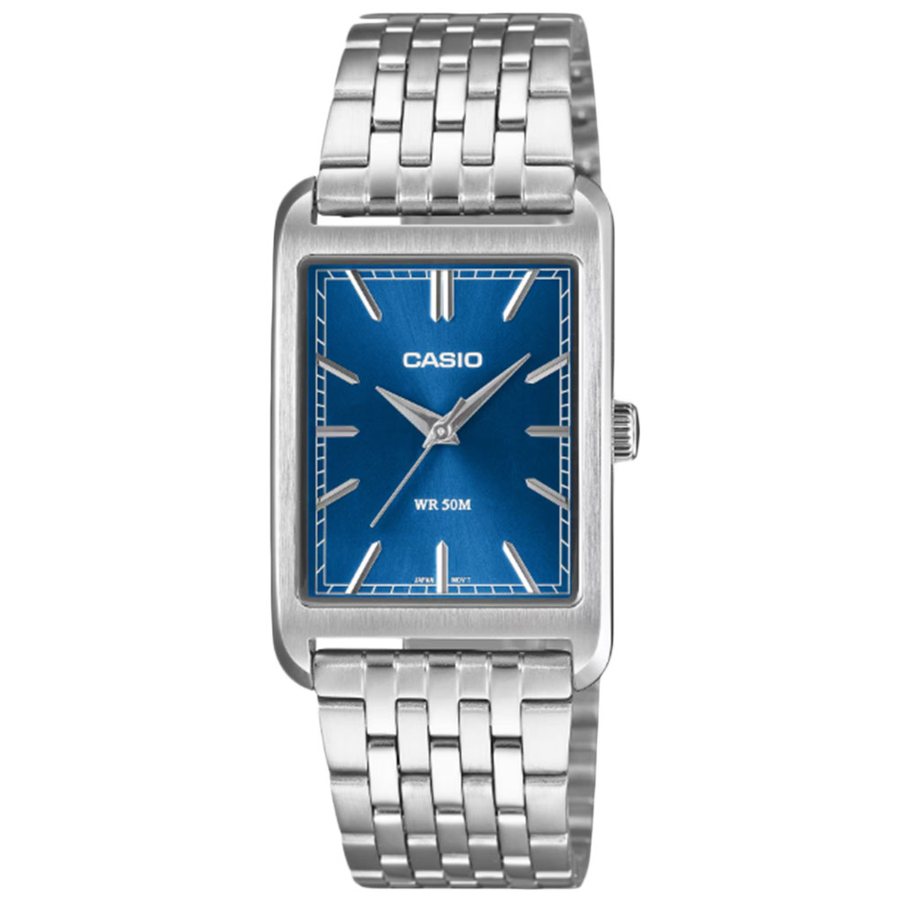 Rakuten - 【SSクーポン配布中】CASIO CASIO QUARTZ MTP-B215D-2A アナログ クオーツ ブルー メンズ腕時計 プレゼント ギフト 1年保証 送料無料