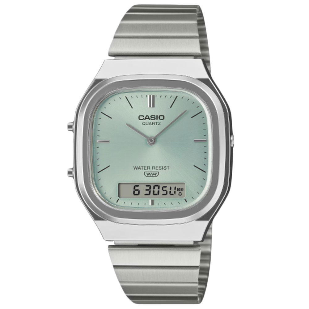 CASIO CASIO QUARTZ AQ-240E-2A アナデジ クオーツ CASIO CLASSIC ユニセックス腕時計 プレゼント ギフト 1年保証 送料無料