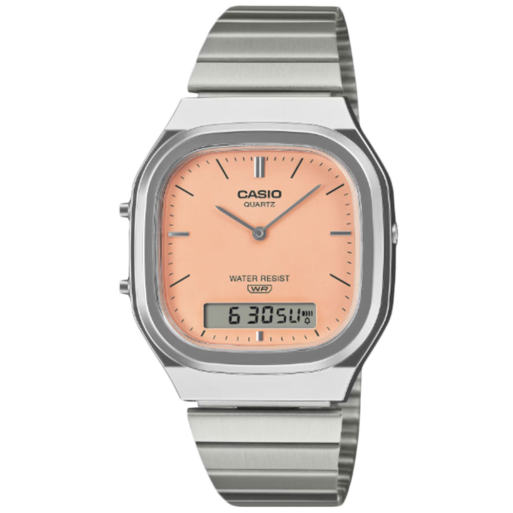 CASIO - CASIO CASIO QUARTZ AQ-240E-4A アナデジ クオーツ CASIO CLASSIC ユニセックス腕時計 プレゼント ギフト 1年保証 送料無料