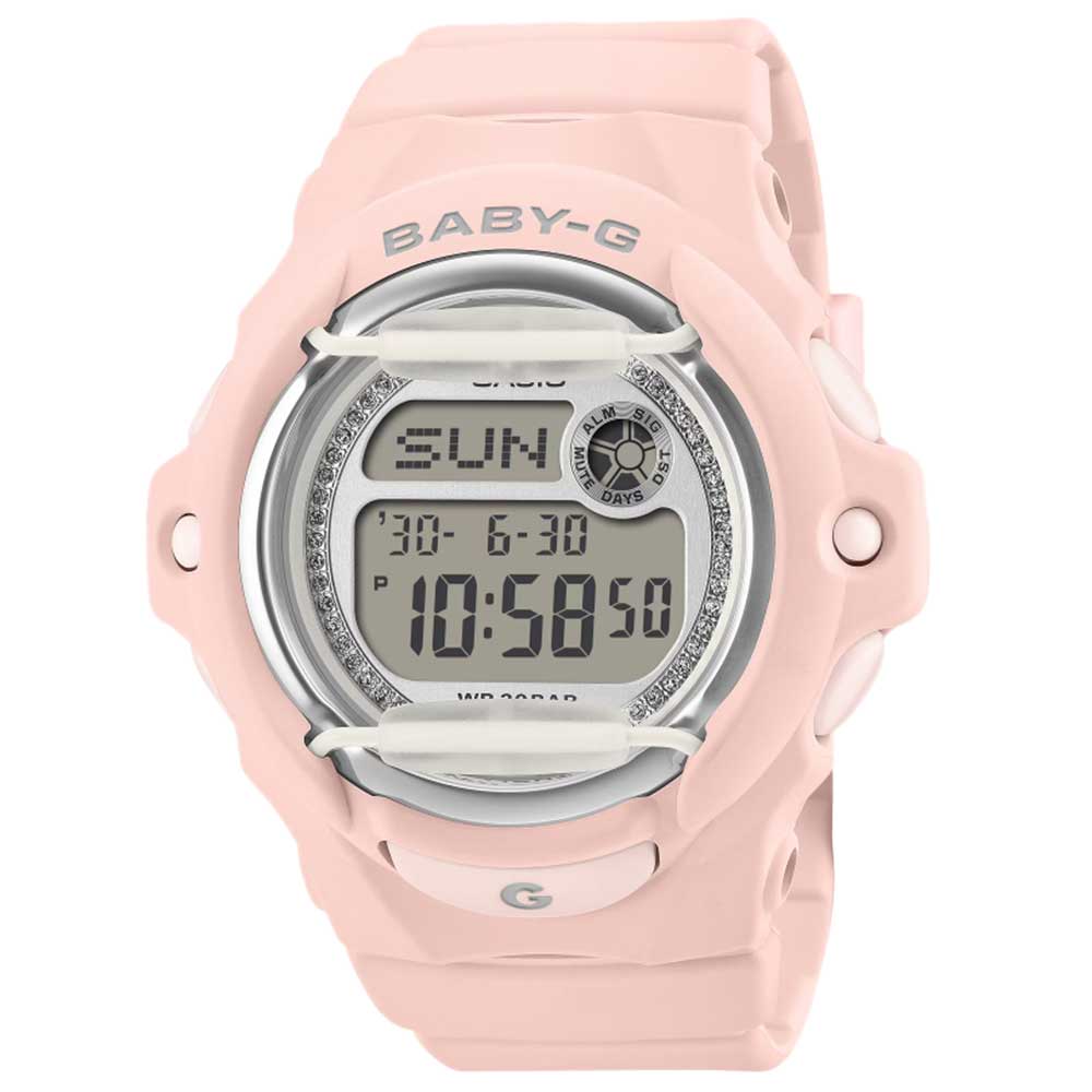 Rakuten - 【SSクーポン配布中】CASIO Baby-G BG-169KB-4 デジタル クオーツ BASIC レディース腕時計 プレゼント ギフト 1年保証 送料無料