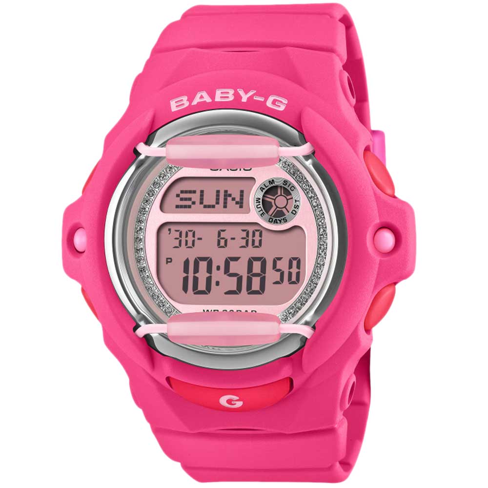 Y - CASIO Baby-G BG-169KB-4B1 デジタル クオーツ BASIC レディース腕時計 プレゼント ギフト 1年保証 送料無料