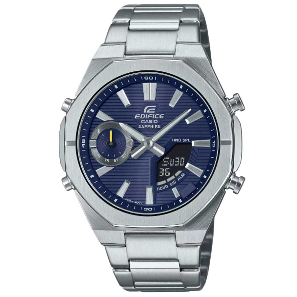 Rakuten - CASIO EDIFICE ECB-S10YD-2A アナデジ 電波ソーラー Smartphone Link Model メンズ腕時計 プレゼント ギフト 1年保証 送料無料