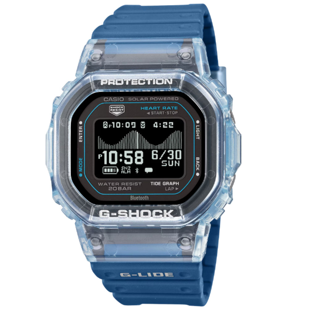 Rakuten - 【SSクーポン配布中】CASIO G-SHOCK GBX-H5600-2 デジタル ソーラー G-LIDE　GBX-H5600 Series メンズ腕時計 プレゼント ギフト 1年保証 送料無料