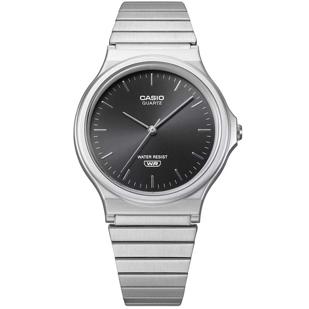 Rakuten - CASIO カシオ MQ-24DA-1A アナログ クオーツ エコパッケ−ジ　Collection STANDARD シルバー　ブラック メンズ腕時計 プレゼント ギフト 1年保証 送料無料