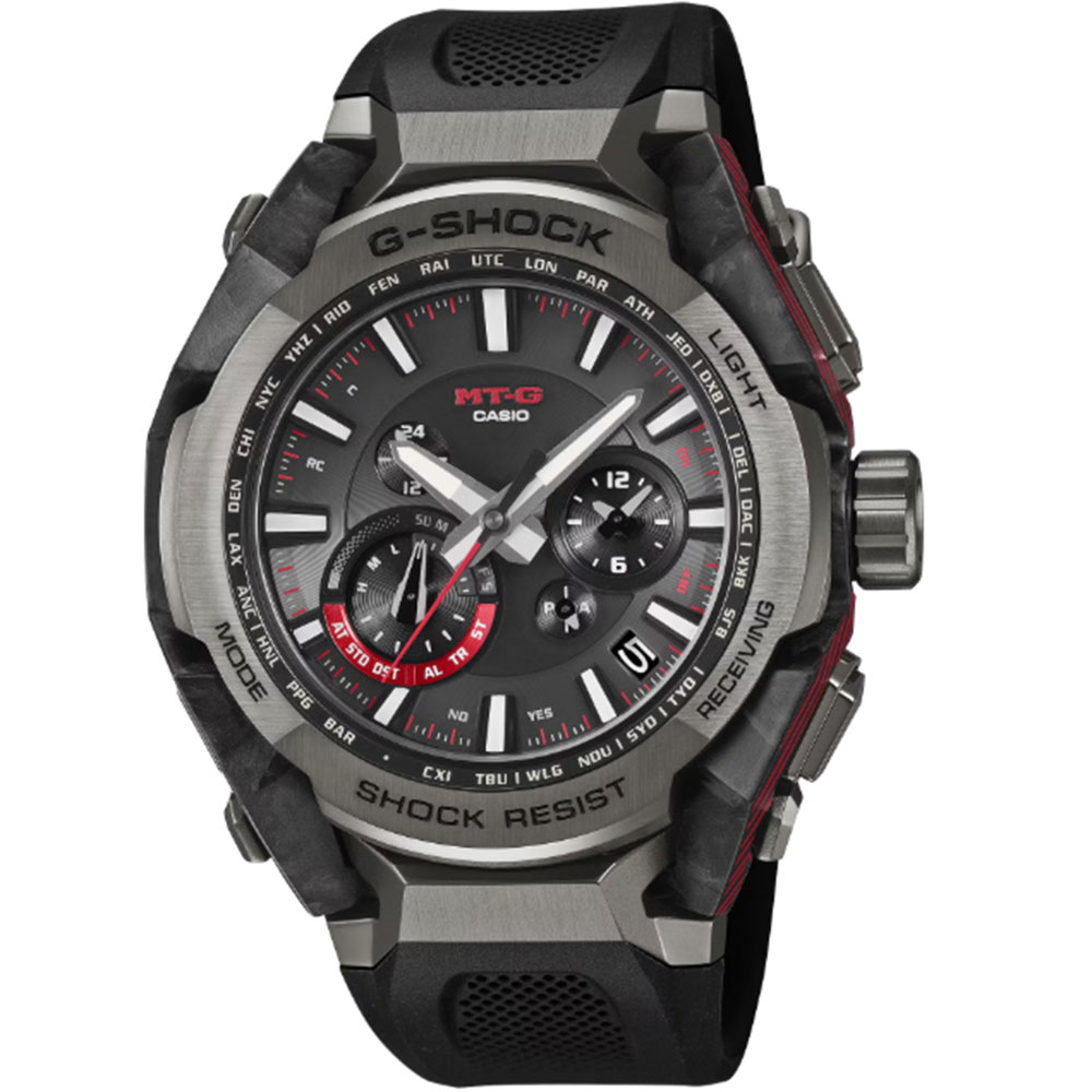 Rakuten - 【SSクーポン配布中】CASIO G-SHOCK MTG-B4000B-1A アナログ 電波ソーラー MTG-B4000 Series メンズ腕時計 プレゼント ギフト 1年保証 送料無料