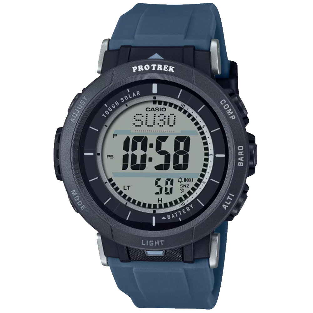 Rakuten - 【SSクーポン配布中】CASIO PROTREK PRG-30-2--J デジタル ソーラー Climber Line メンズ腕時計 プレゼント ギフト 1年保証 送料無料