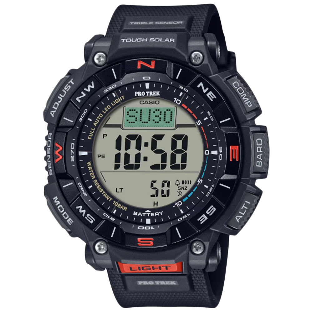 Rakuten - CASIO PROTREK PRG-340-1--J デジタル ソーラー Climber Line メンズ腕時計 プレゼント ギフト 1年保証 送料無料