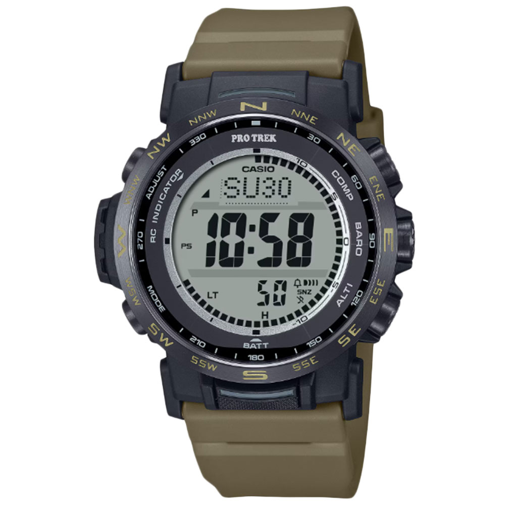OMEGA - CASIO PROTREK PRW-35LD-5--J デジタル ソーラー Climber Line メンズ腕時計 プレゼント ギフト 1年保証 送料無料