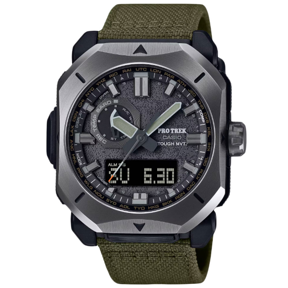 Rakuten - CASIO PROTREK PRW-6900YB-3--J アナデジ ソーラー Climber Line メンズ腕時計 プレゼント ギフト 1年保証 送料無料