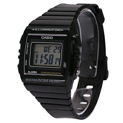 大決算セール開催中！9/11 1:59まで CASIO QUARTZ カシオクオーツ腕時計 時計 W-215H-1A 海外モデル スタンダード デジタル メンズ 樹脂 ブラックプレゼント ギフト 1年保証 送料無料