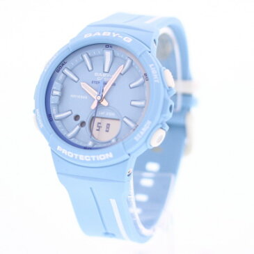 CASIO カシオ Baby-G ベビージー ベビーG 腕時計 時計 レディース アナログ デジタル アナデジ G-SQUAD Gスクワッド ジースクワッド 防水 カジュアル アウトドア スポーツ ブルー 青 水色 歩数計 BGS-100RT-2A プレゼント ギフト 1年保証 送料無料