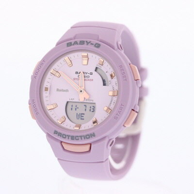 CASIO カシオ / Baby-G ベビージー BSA-B100-4A2 G-SQUAD ジースクワッド 腕時計 レディース アナデジ パープル Bluetooth 防水 【あす楽対応_東海】