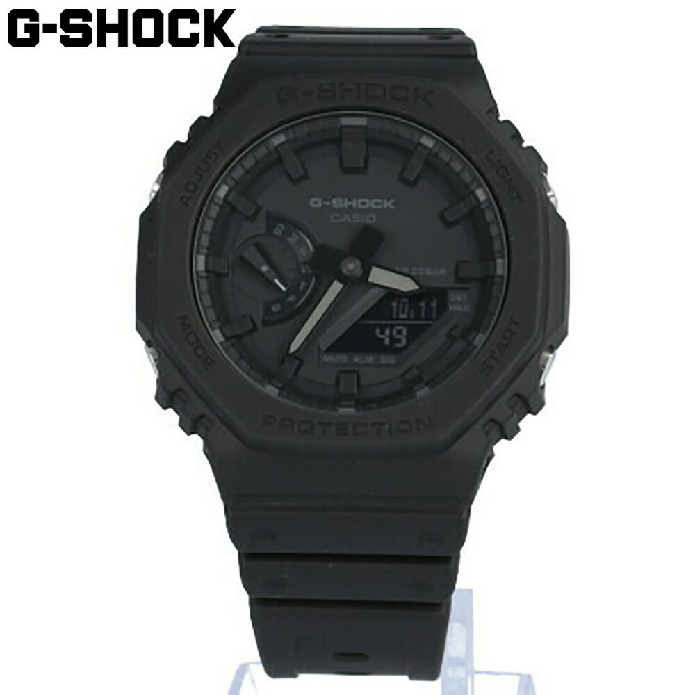 CASIO カシオ G-SHOCK ジーショック GA-2100-1A1アナデジ オールブラック 腕時計 時計 メンズ カーボンコアガード アナログ デジタル 樹脂 ブラックプレゼント ギフト 1年保証 送料無料 母の日